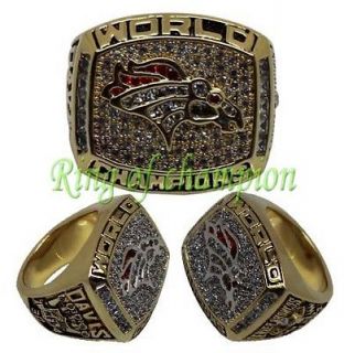 New 1997 Denver Broncos Super Bowl World ChampionShip ring, size 10