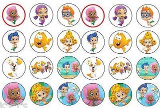 Bubble Guppies CupCakes Icing sheet or Rice Paper 24 per sheet