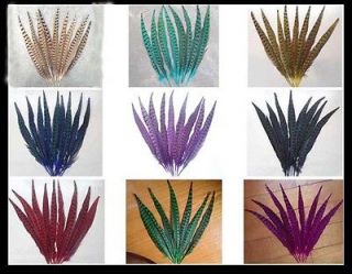 30pcs 100pcs Natural Pheasant tail feathers 30 35cm color&quantity