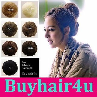 Bun Updo Woman New Hairpieces Clip on Hair Piece Extensions chignon