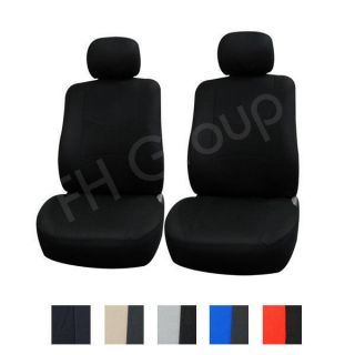 Fabric Seat Covers w. Detachable Headrest Black (Fits LaCrosse