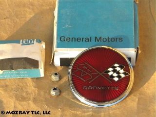 GM Front End Panel Emblem Kit Chevrolet Corvette 1976 1975 NOS