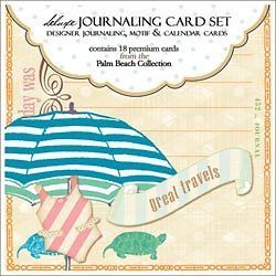 Websters Pages ~ PALM BEACH ~ Journal Cards 18 pcs