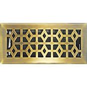 x10 Marquis Style Floor Register/Vent (Three Colors to Choose From