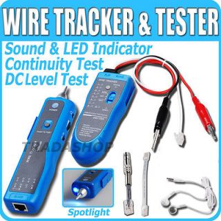 BNC Telephone Network LAN TV Cable Electric Wire Finder Tracker Tester