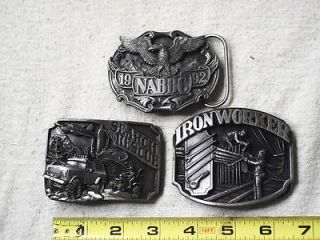 IRON WORKER SEARCH & RESCUE NABBC BELT BUCKLE