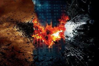 34 Batman The Dark Knight Rises Falls Begins Movie 36x24 Poster