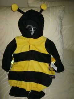 New Infant Baby Halloween Costume Bumble Bee 0 6 mo or 12 24 mo~Easy
