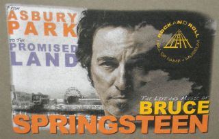 Bruce Springsteen Asbury Park to the Promised Land T shirt Medium Rock