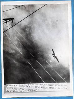 1944 Japanese Kamikaze Diving on Carrier Flight Deck Original