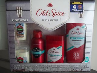 OLD SPICE PURE SPORT MENS FRAGRANCE GIFT PACK NWT BODY WASH, BODY