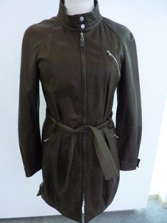 Brunello cucinelli leahter jacket woman italian size 4036