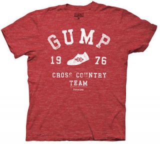 New Forrest Gump Movie Vintage Distress Cross Country Team T shirt Top