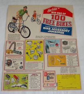 1967 WESTERN AUTO Bicycle Accessory Jamboree ad
