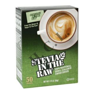 Stevia Extract In The Raw Zero Calorie Sweetener, 50 Packets