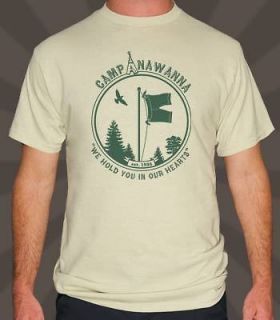 Brand New Retro SALUTE YOUR SHORTS Camp Anawanna Logo Shirt 1990s