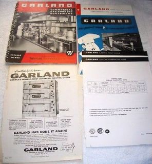 Garland Welbilt Corp Cooking Equipment Catalog NY Canada 1960