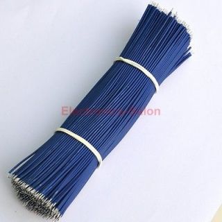 100x Blue 150mm/6 UL 1007 26AWG Wire, Cable, 300V, 80°C .