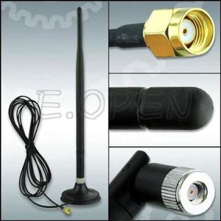 dBi Wireless WIFI Booster Antenna RP SMA + 3m Cable For Router Modem