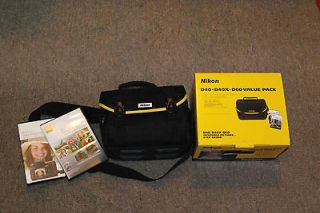 Nikon D40/D40x/D60 Digital Camera Value Pack, with Nikon Gadget Bag