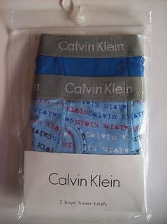 Calvin Klein Boys Underwear Underpants 2 Boxer Briefs 2T/3T 4Toddler