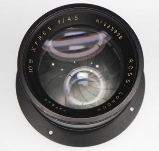 Ross X Pres 10in/4.5 Barrel Lens # 223998 Flange