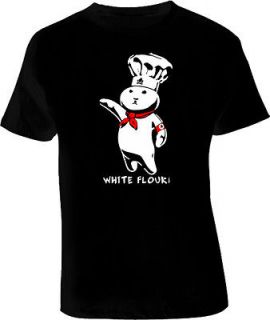 white dough flour parody funny t shirt from canada 