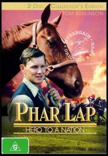 PHAR LAP  2 NEW DVD Collector Ed1930 Melbourne Cup R4