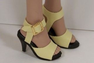 LT YELLOW High Heel Doll Shoes FOR 16 Gene Marshall♥