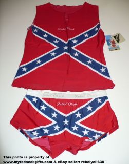 Rebel Flag Cami Bikini Set NWT