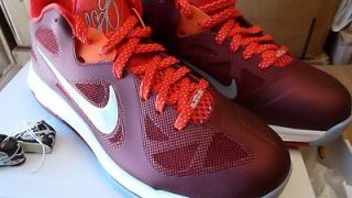 NIKE LEBRON JAMES 9 RED LOW TOP EDITION CANNON CHINA CHRISTMAS