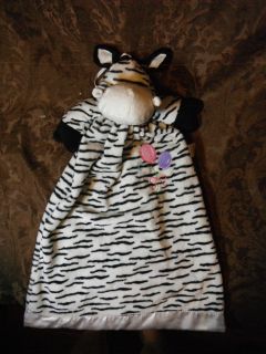 20 Zebra Hanging PJ Holder Storage Bag Stuffed Animal