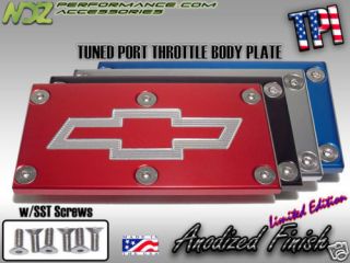 TPI Throttle Body Plate Chevy Camaro Z28 Iroc Bowtie G