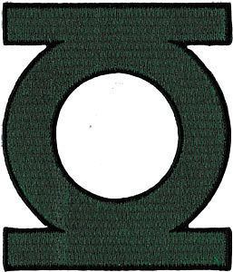 DC Comics Green Lantern Logo Embroidered Iron On Movie Patch Applique