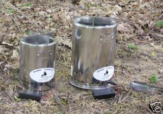 Wood Gasification Stoves with fan XL Camp Size Version
