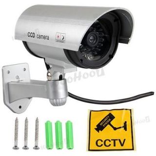 Fake Dummy Mock LED Home Security SPY CCTV Surveillance Camera