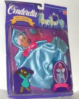 Disney Classics Cinderella Playset Fairy Godmother  Mask & Costume NEW