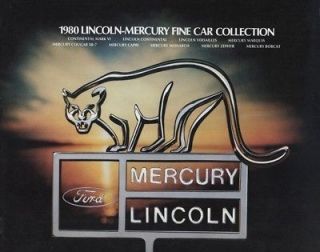 1980 Lincoln Mercury Sales Brochure Capri Versailles