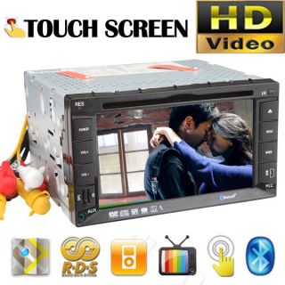 Car DVD Player Stereo Double 2 Din 6.2 IPOD RDS /4 Radio USB/SD