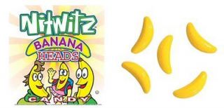 Candy By The Pound   1 Pound Bag of Nitwitz Banana Heads