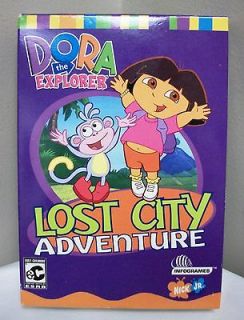 NEW DORA THE EXPLORER LOST CITY ADVENTURE CD ROM GAME NICK JR SOFTWARE