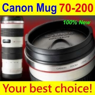 Canon Lens EF 70 200 mm L Thermos Travel Mug Excellent Gift (Same as