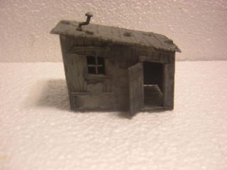ON30 WEATHERED HO BO SHACK GREAT FOR 0N30 MOVEING DOOR