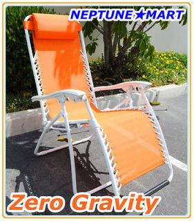 Zero Gravity Folding lounge Chair leisure recliner Orang e Christmas