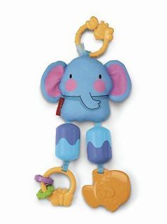 Price STROLLER CHIMES blue elephant 0 18 month Hang Toy Discover Grow