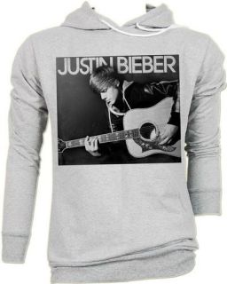 Justin Bieber Guitar YouTube RBMG Never Say Never Jumper Hoodie Jacket