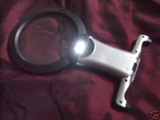 Cross stitch neck magnifier magnifying glass LED light