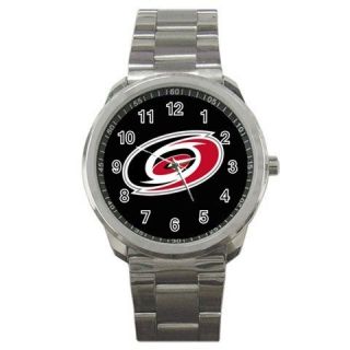 New Carolina Hurricanes Ice Hockey Team Logo Sport Metal Watch