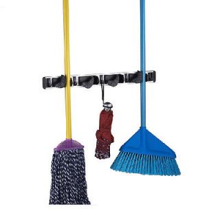 Holder 4 Position Mop And Broom Holder Tool Hook Wall Mount
