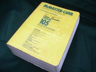 McMaster Carr Industrial Supply & Tool Catalog #105     3120 pages